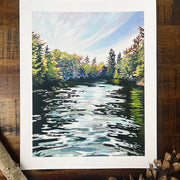 "Afternoon on the River" - a Muskoka landscape print