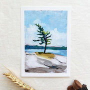 "summer's edge" - a lake art print
