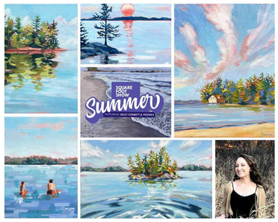 An online art sale with the Square Foot Show Canada