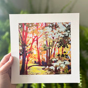 Hold the Day - a Muskoka square print