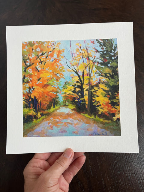 Finding our Way - a Muskoka square print