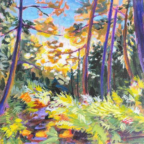 Summer Warmth - 6x6 painting