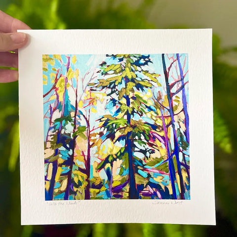 Into the Woods - a Muskoka square print