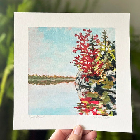 Quiet Retreat - square print