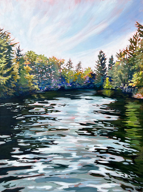 "Afternoon on the River" - a Muskoka landscape print