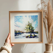 Simple Days - a Muskoka square print