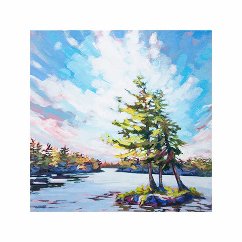 Simple Days - a Muskoka square print