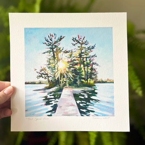 That Special Place - a Muskoka square print