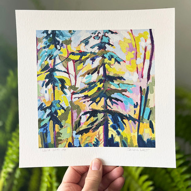 Walk With Me - a Muskoka square print