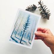 "alone but not lonely" - a Pine tree print