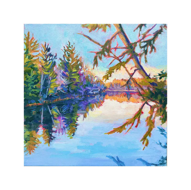 Along the River’s Edge - a Muskoka square print