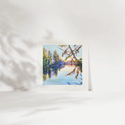 Along the River’s Edge - a Muskoka square print