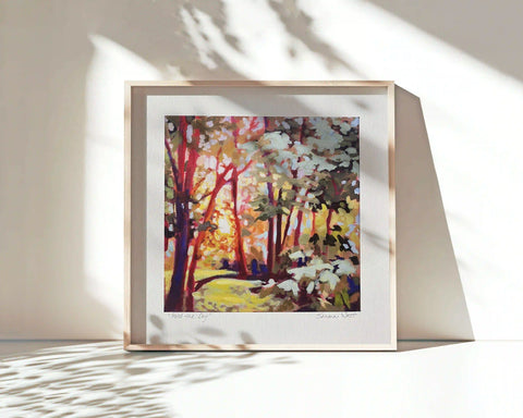 Hold the Day - a Muskoka square print