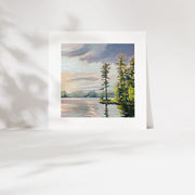 Rest With Me a While - a Muskoka square print