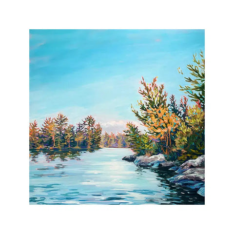 Resting Point - a Muskoka square print