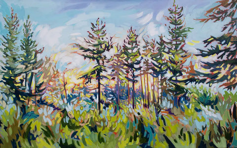 Summer on the Trail - 30x48"