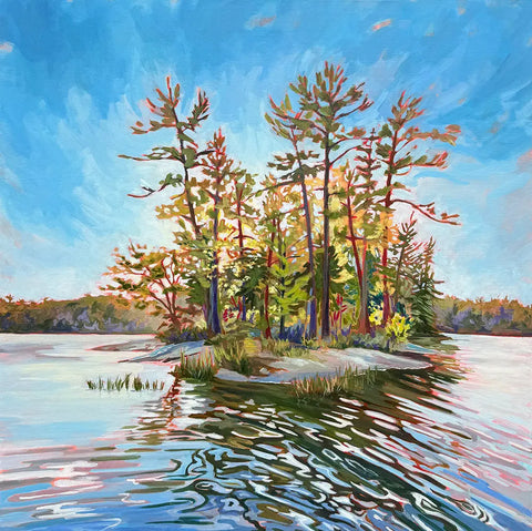 Through Still Waters - 40x40"