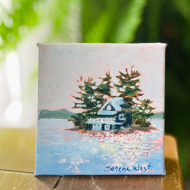 Tiny Original Paintng 4x4"