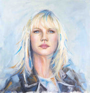 Custom portrait oil painting of Catherine Grace O-Connell by Canadian figure painter Serena West