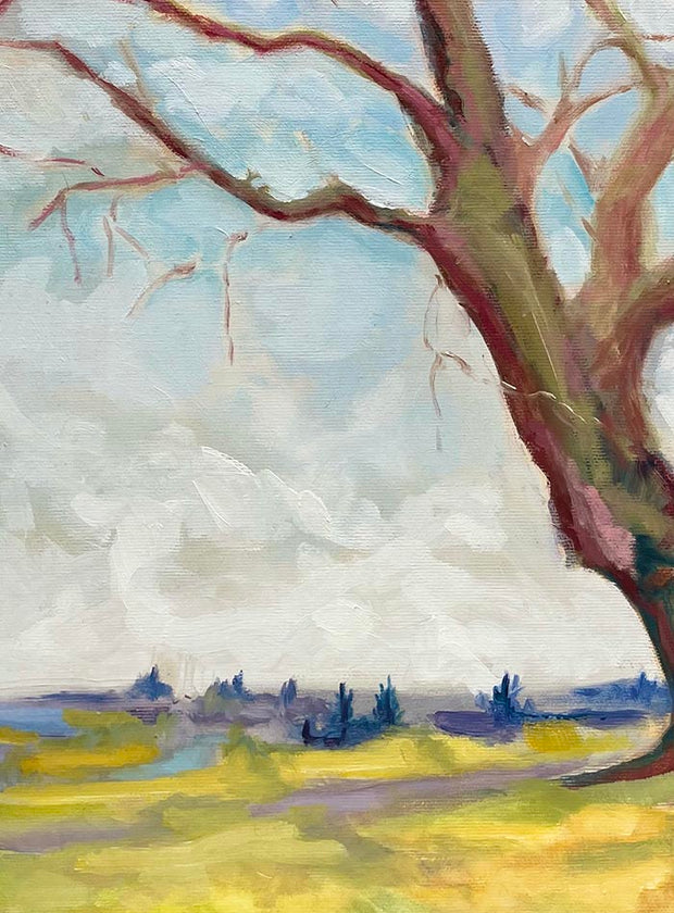 detail of tree painting