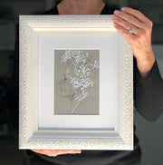 Anne's Lace II - A Pencil and White ink Drawing